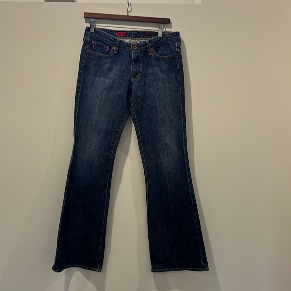 AG WOMEN’S THE CLUB STRETCH FLARE JEANS SZ 29R Great Condition